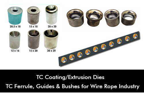 TC Ferrule, Guides & Bushes for Wire Rope Industry